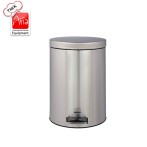 سطل زباله پدالی 6 لیتری استیل